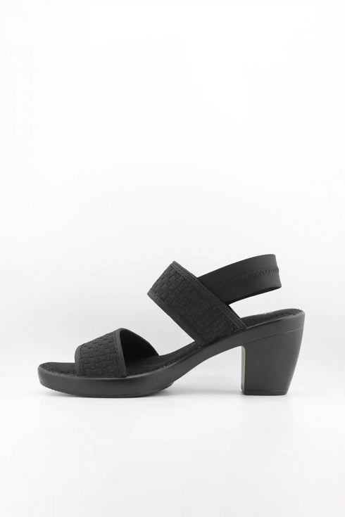 Bernie Mev Woven Block Heel Sandal